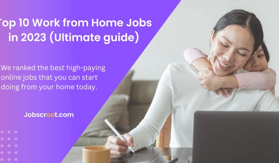 work from home jobs that you can start from today in 2023